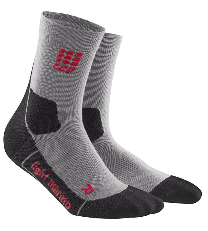CEP Hiking Light Merino Mid-Cut Socks Damen Wandersocken volcanic dust Produktbild 0