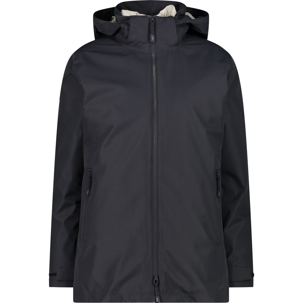 CMP Damen Long Jacket Zip Hood Detachable Inn.jacket antracite Hardshelljacke Produktbild 0
