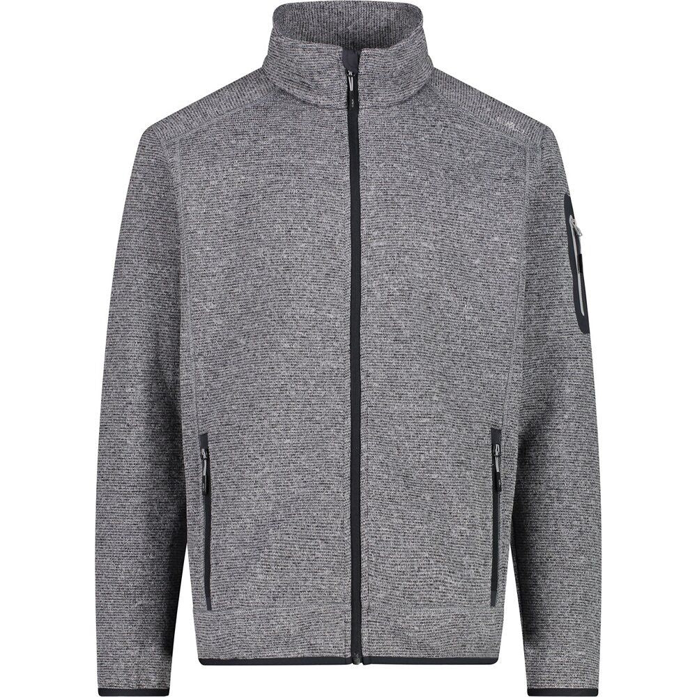 CMP Herren Unterjacke Herren Fleecejacke ice-titanio-nero Midlayer Produktbild 0