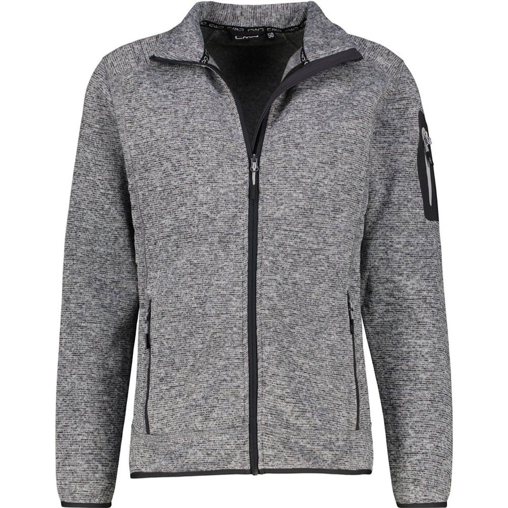 CMP Herren Unterjacke Herren Fleecejacke ice-titanio-nero Midlayer Produktbild 4