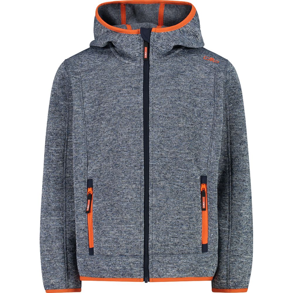 CMP KInder Jacket Fix Hood blue ink-b. blue-arancio Produktbild 0