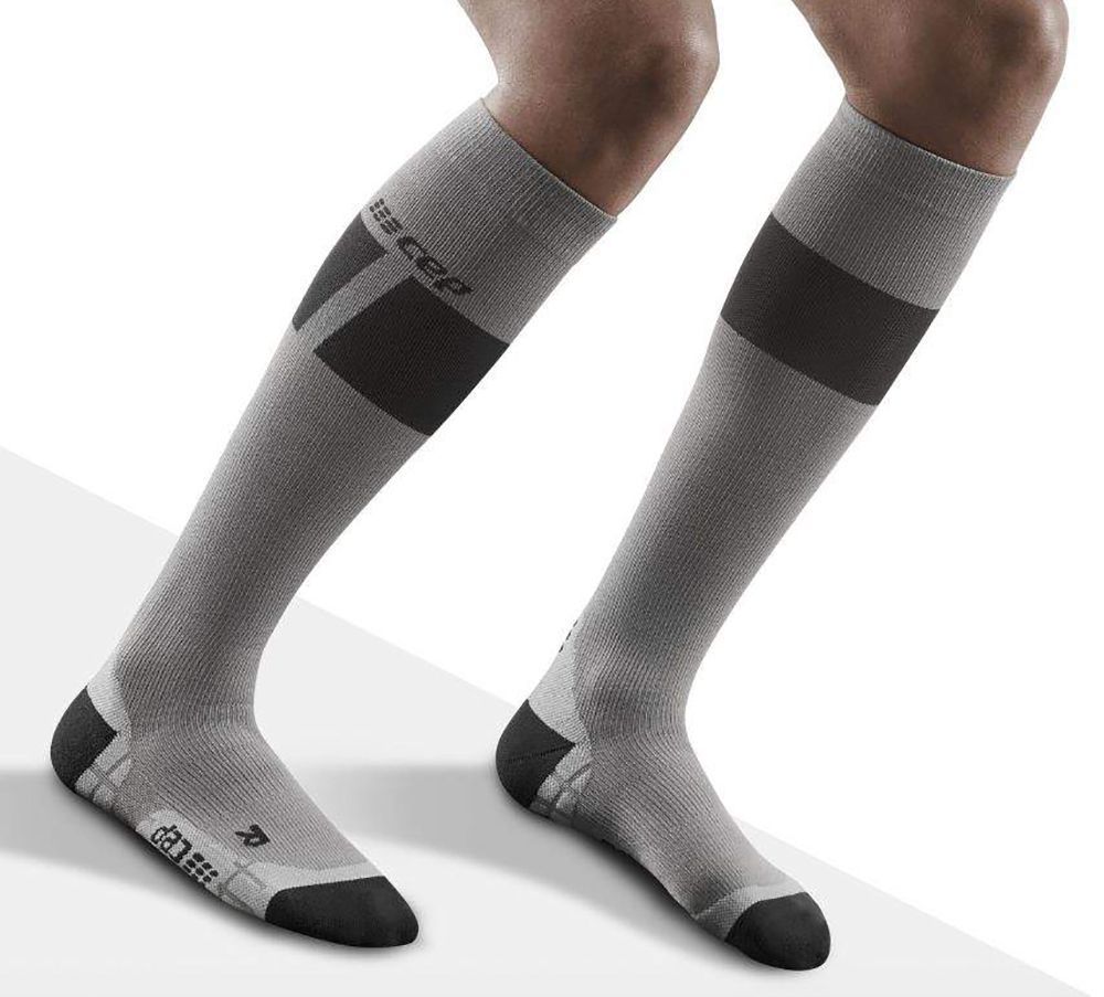 CEP Ski Ultralight Compression Socks Damen Skisocken grey/dark grey Produktbild 0