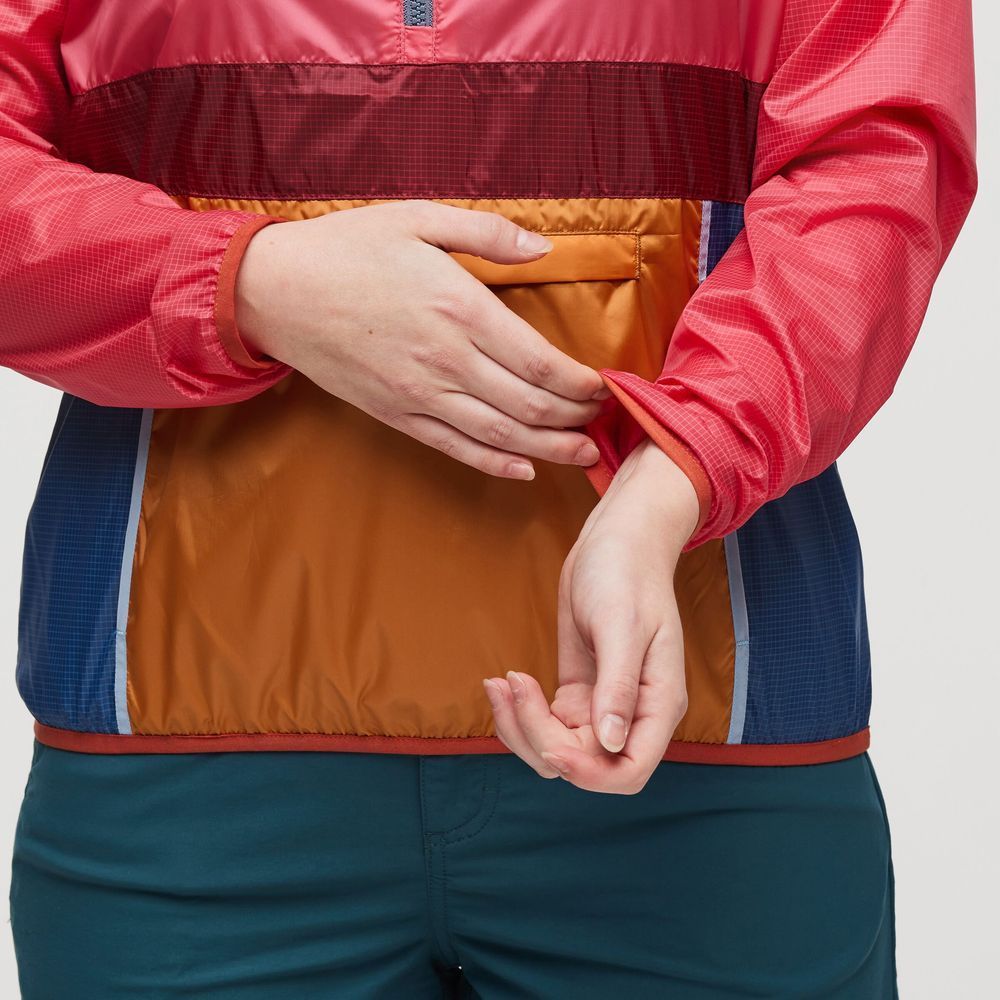 Cotopaxi Teca Half-zip Damen Windjacke floor is lava Produktbild 5