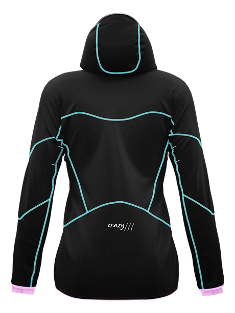 Crazy Idea JKT Boosted Proof Damen Shelljacke frozen Produktbild 1