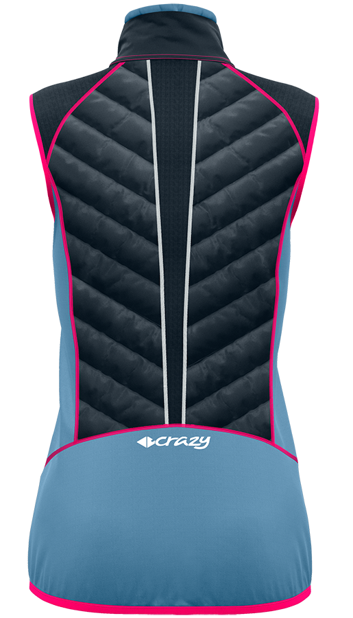 Crazy Idea Vest Channel Damen Weste vento Produktbild 1