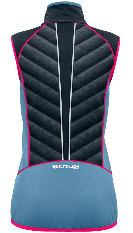 Crazy Idea Vest Channel Damen Weste vento Produktbild 1