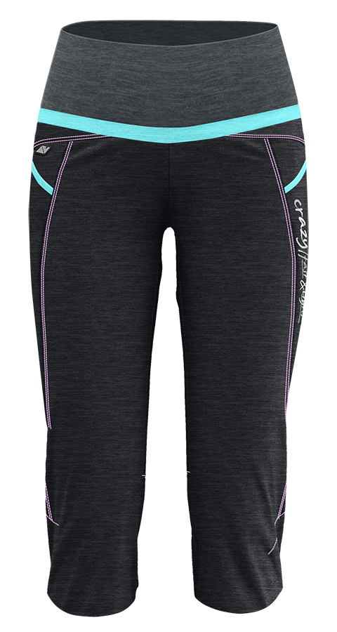 Crazy Idea Mid Short Exit Damen Wanderhose frozen Produktbild 0