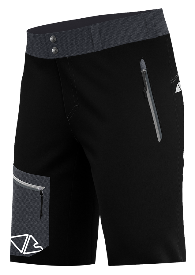 Crazy Idea Resolution Herren Short black Produktbild 0