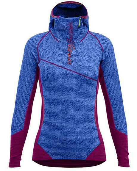 Crazy Idea Pull Traverse Extrafleece Damen Kapuzenpullover energy Produktbild 0