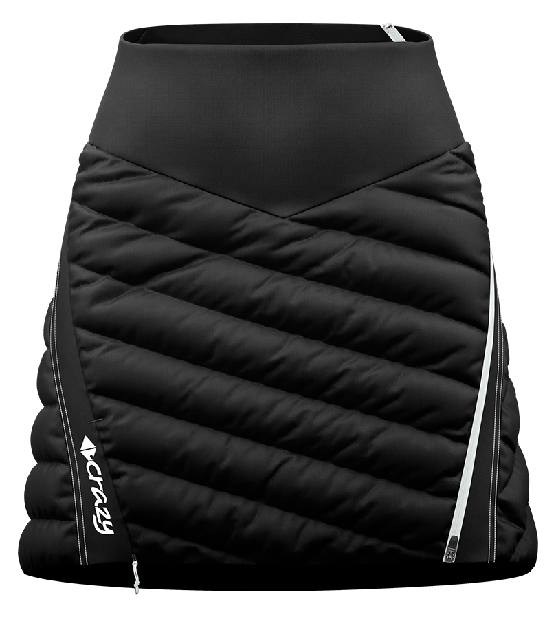 Crazy Idea Skirt Channel Damen Sportrock black Produktbild 0