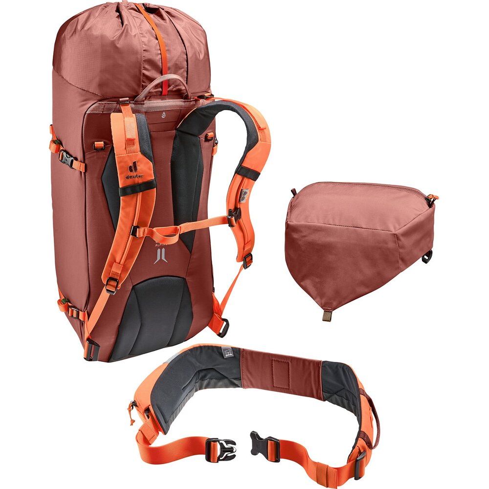 Deuter Guide 34+8 Rucksack redwood-papaya Produktbild 6