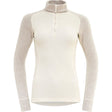 Devold Duo Active Merino 205 Z.neck Damen Merinoshirt raw white Produktbild 0