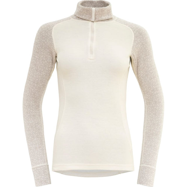 Devold Duo Active Merino 205 Z.neck Damen Merinoshirt raw white Produktbild 0