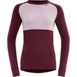 Devold Expedition Merino Silk Shirt Damen Merinoshirt port/orchid Produktbild 0