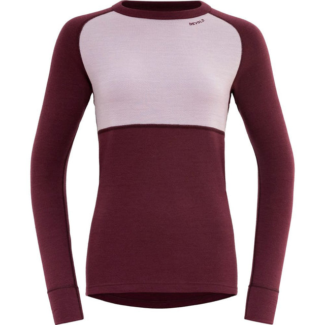 Devold Expedition Merino Silk Shirt Damen Merinoshirt port/orchid Produktbild 0