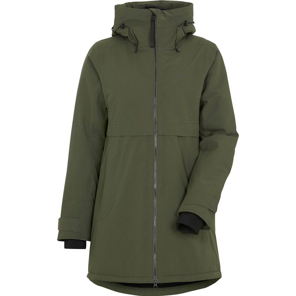Didriksons Damen Mantel Helle Wns Parka 5 deep green Produktbild 0