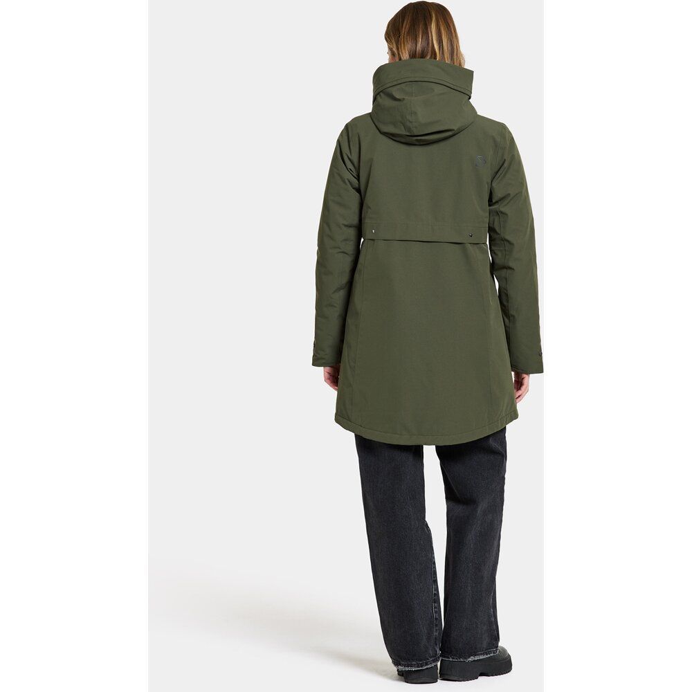 Didriksons Damen Mantel Helle Wns Parka 5 deep green Produktbild 3