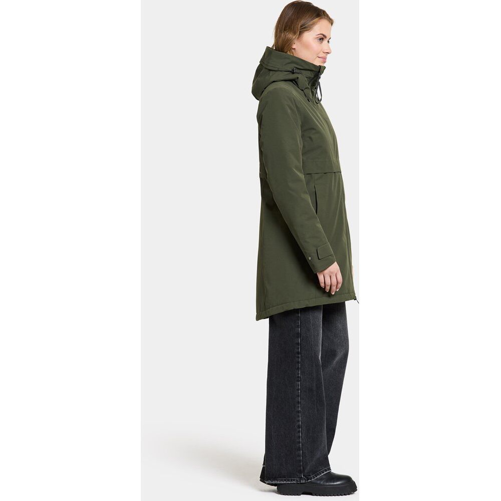 Didriksons Damen Mantel Helle Wns Parka 5 deep green Produktbild 4