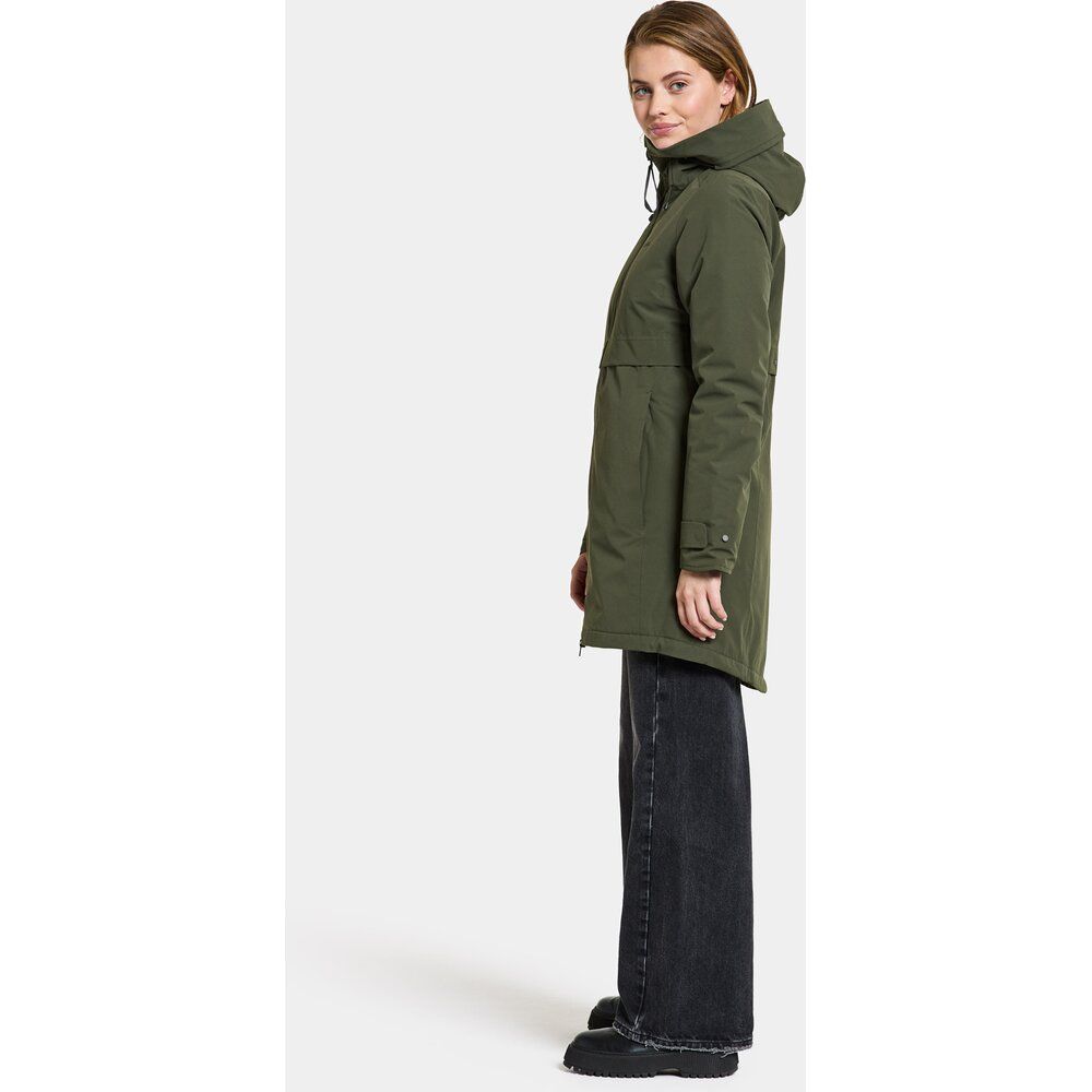 Didriksons Damen Mantel Helle Wns Parka 5 deep green Produktbild 7