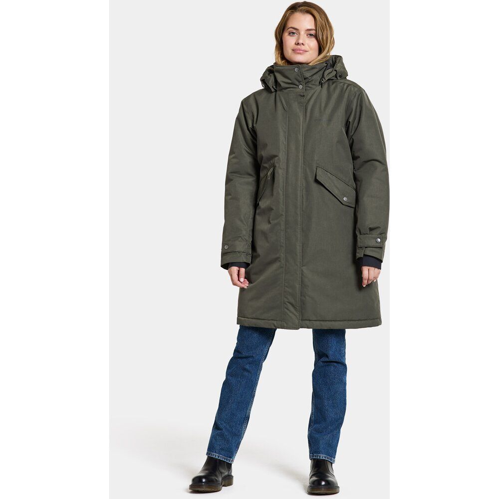 Didriksons Damen Mantel Josefine Wns Parka 2 deep green Produktbild 2
