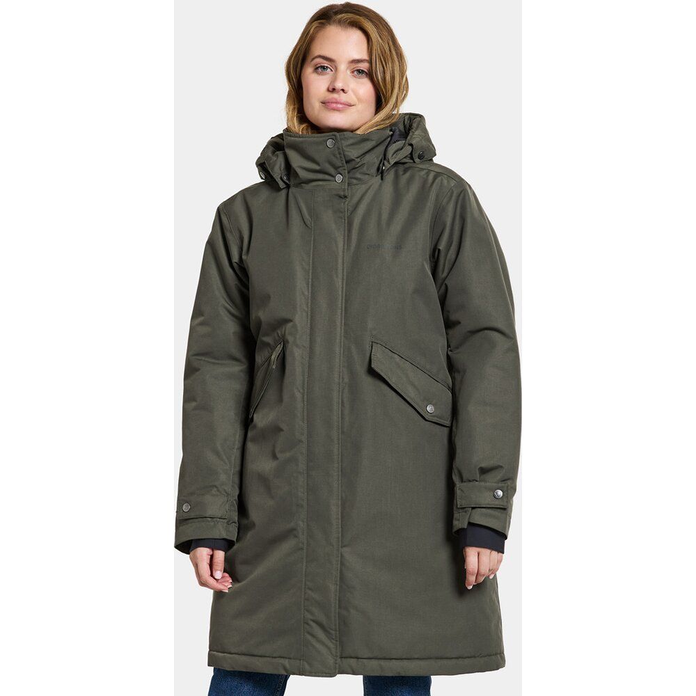 Didriksons Damen Mantel Josefine Wns Parka 2 deep green Produktbild 5