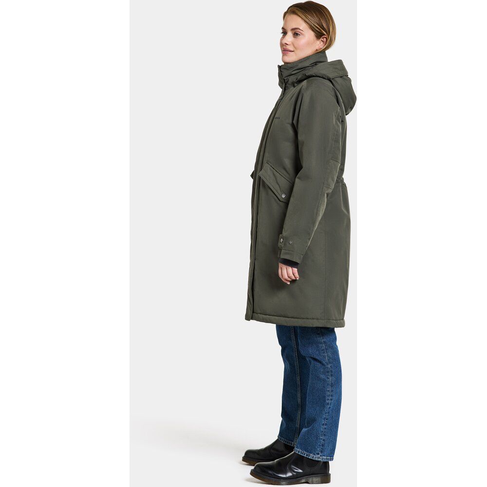 Didriksons Damen Mantel Josefine Wns Parka 2 deep green Produktbild 7