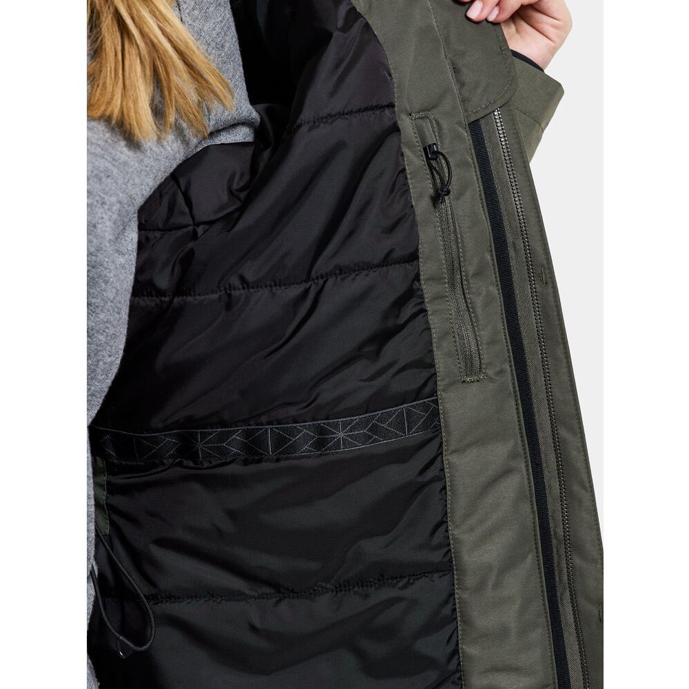Didriksons Damen Mantel Josefine Wns Parka 2 deep green Produktbild 8
