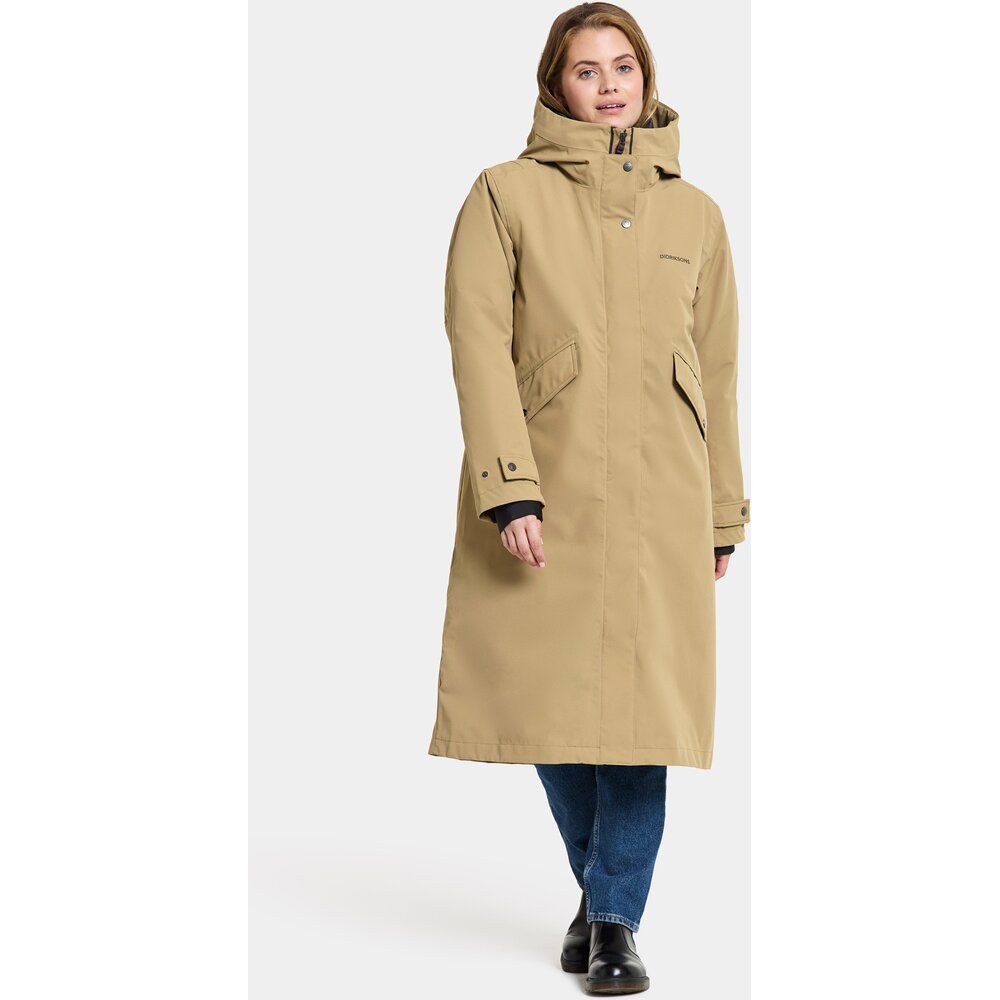 Didriksons Damen Mantel Mia Wns Parka L wood Produktbild 2