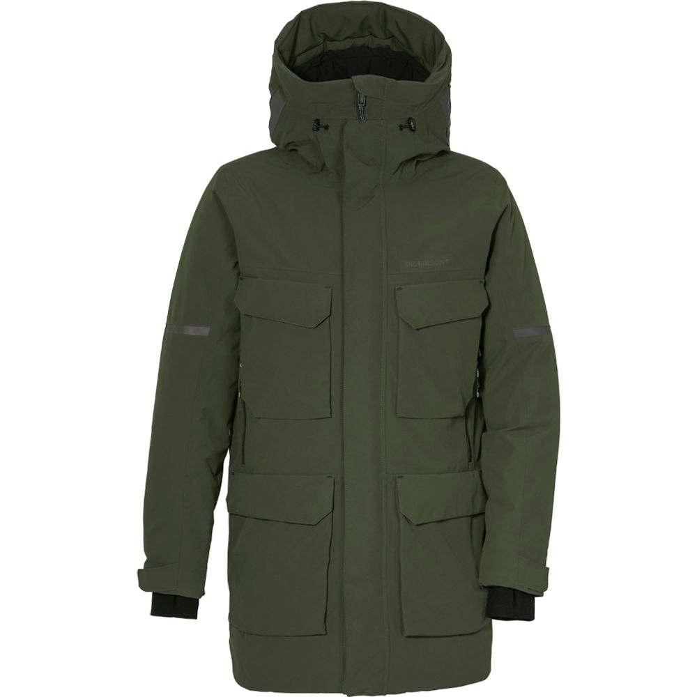 Didriksons Drew Usx Parka 8 deep green Produktbild 0