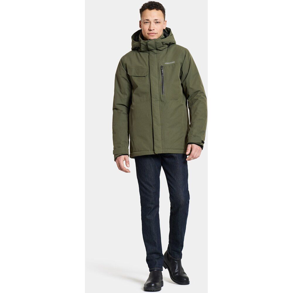 Didriksons Herren Funktionsjacke Stefan Usx Jkt deep green Produktbild 2