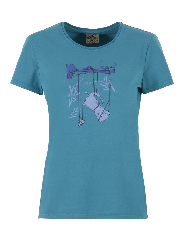 E9 W-Bond Damen Klettershirt turquoise Produktbild 0