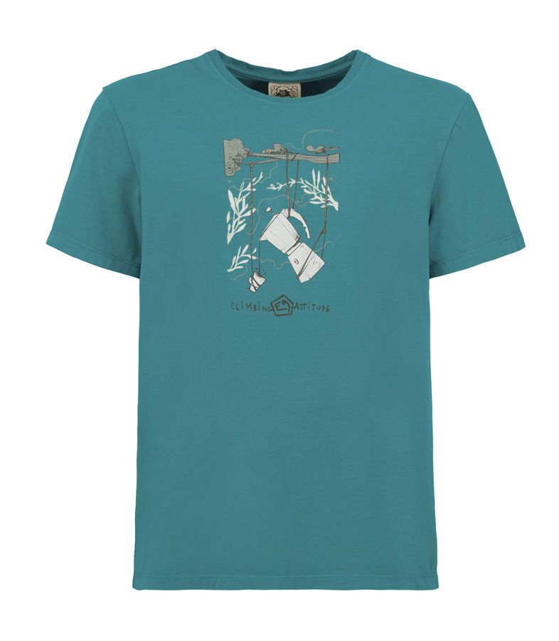 E9 Bond Herren Klettershirt turquoise Produktbild 0