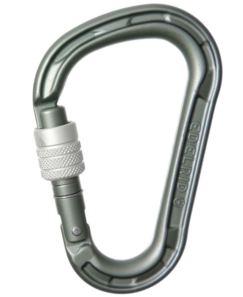 Edelrid HMS Magnum Screw Karabiner slate Produktbild 0