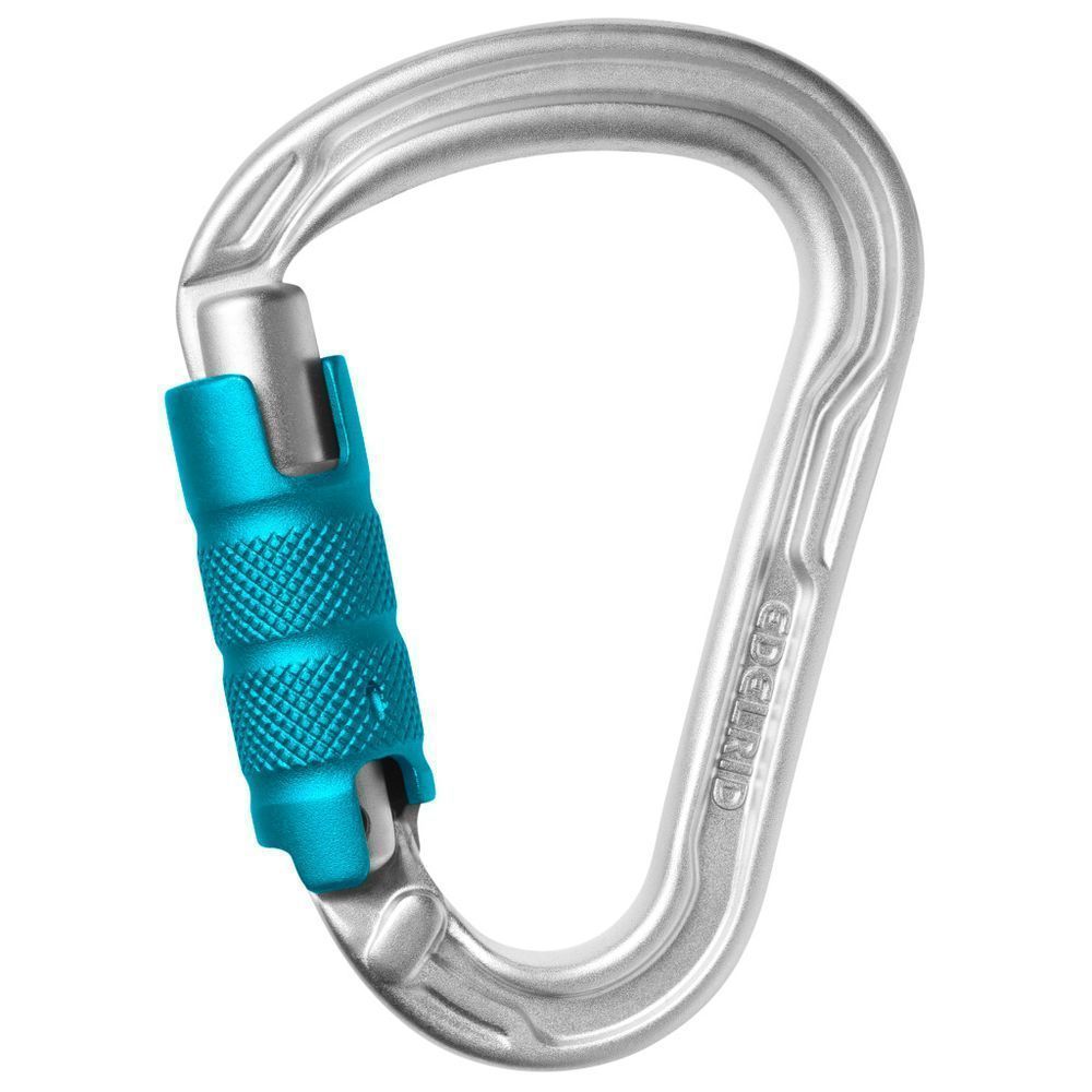 Edelrid HMS Strike Triple II Verschlusskarabiner silver Produktbild 0