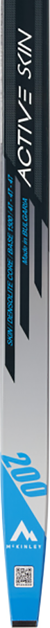 McKinley Active Skin Langlaufski (inkl. Bindung) black/grey/blue Produktbild 3