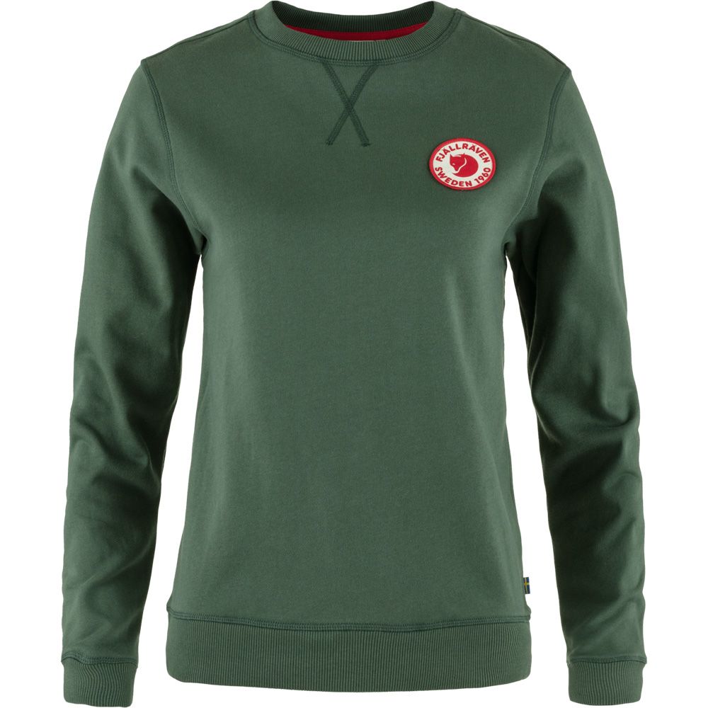 Fjällräven 1960 Logo Badge Sweater Damen Pullover deep patina Produktbild 0