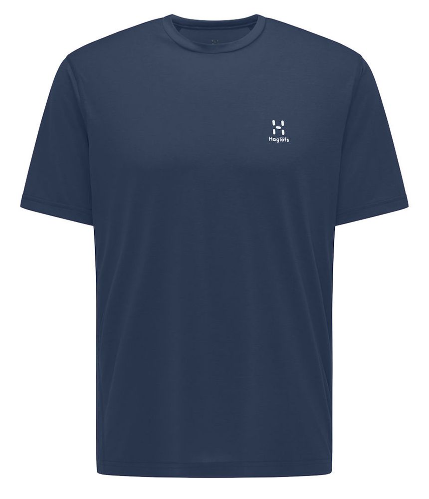 Haglöfs Ridge Tee Herren T-Shirt tarn blue solid Produktbild 0