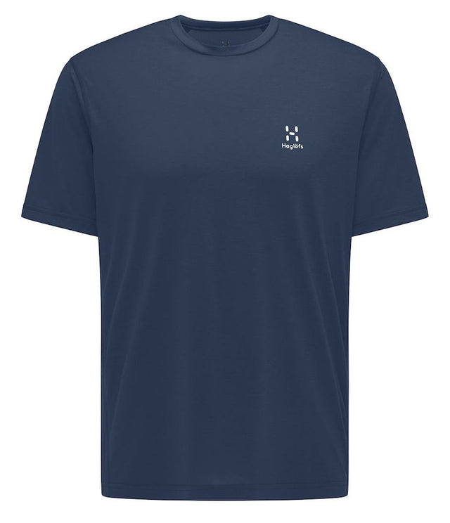 Haglöfs Ridge Tee Herren T-Shirt tarn blue solid Produktbild 0