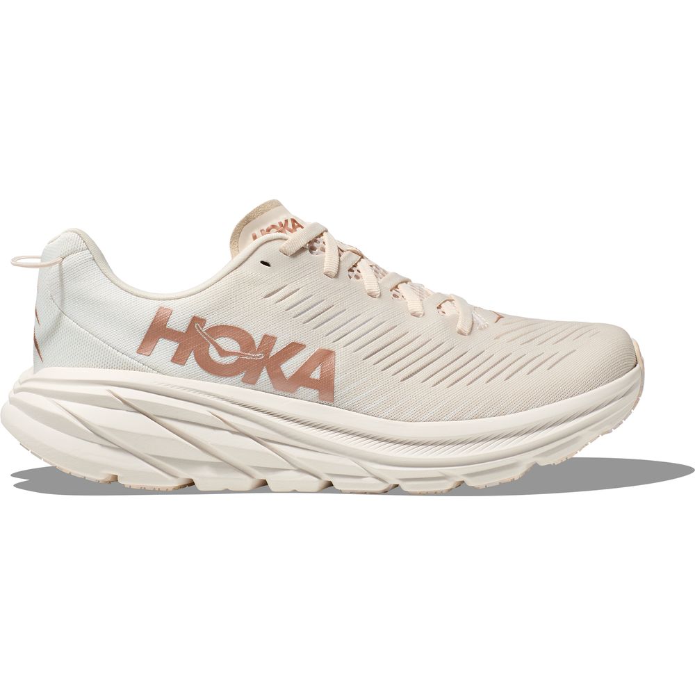 Hoka W Rincon 3 Damen Laufschuh eggnog / rose gold Produktbild 0