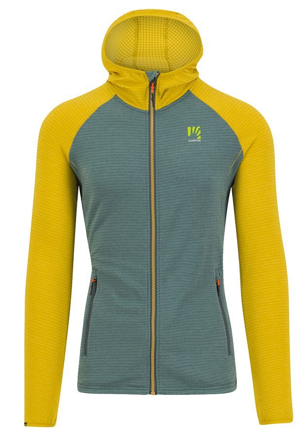Karpos Ambrizzola Full-Zip Hoodie Herren Fleecejacke north atlantic/lemon curry Produktbild 0