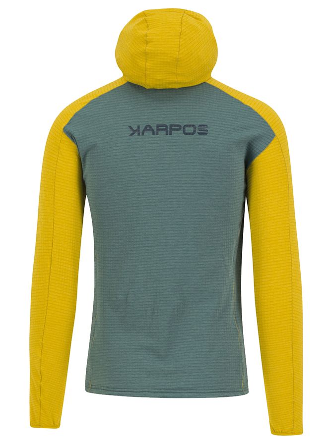 Karpos Ambrizzola Full-Zip Hoodie Herren Fleecejacke north atlantic/lemon curry Produktbild 1