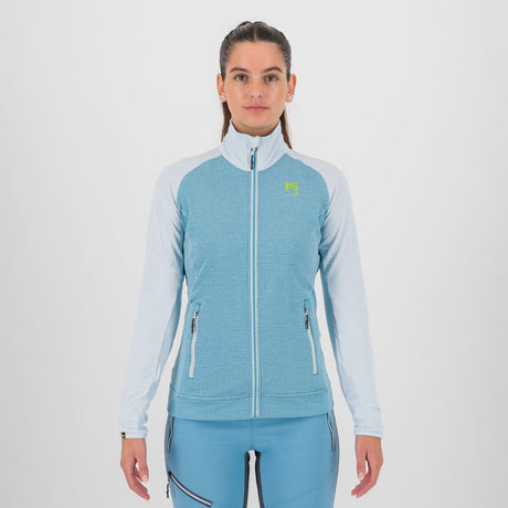 Karpos Ambrizzola Full Zip Damen Fleecejacke delphinium/skywriting Midlayer Produktbild 1