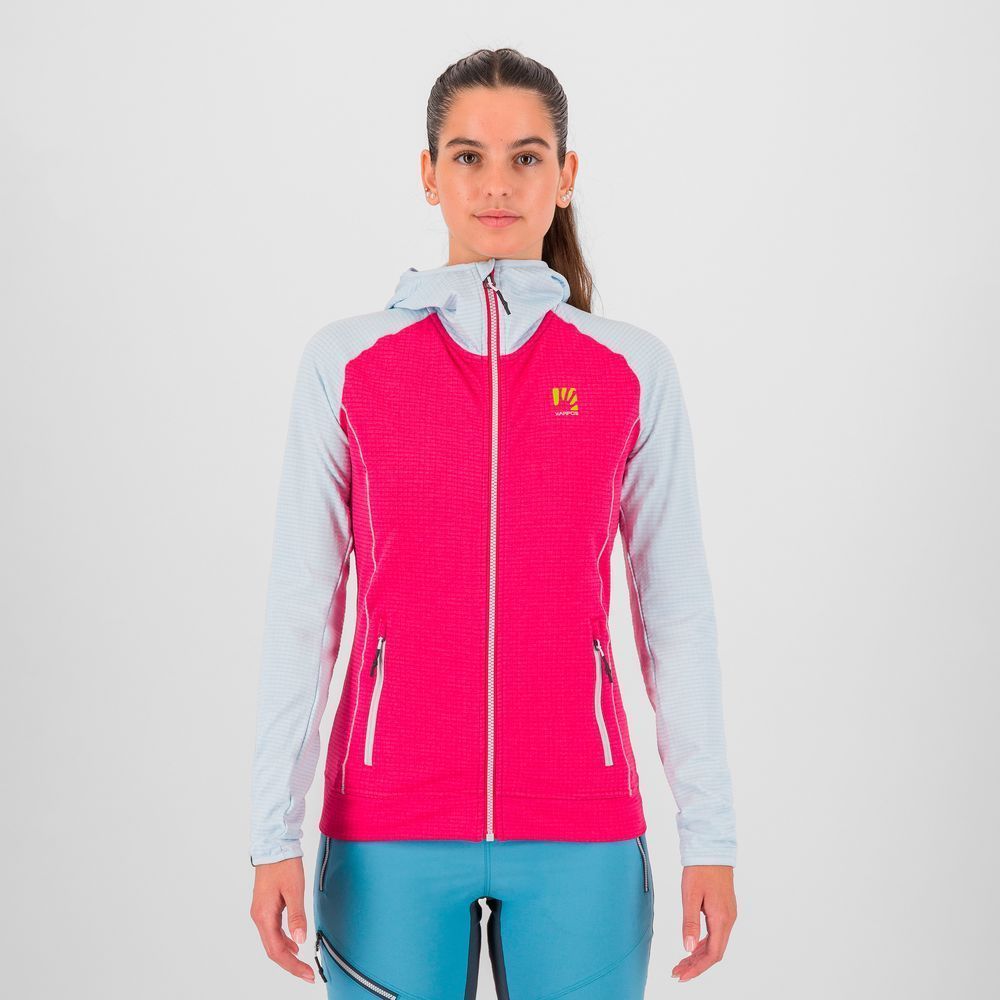 Karpos Ambrizzola Full-Zip Hoodie Damen Midlayer innuendo/skywriting  Produktbild 2