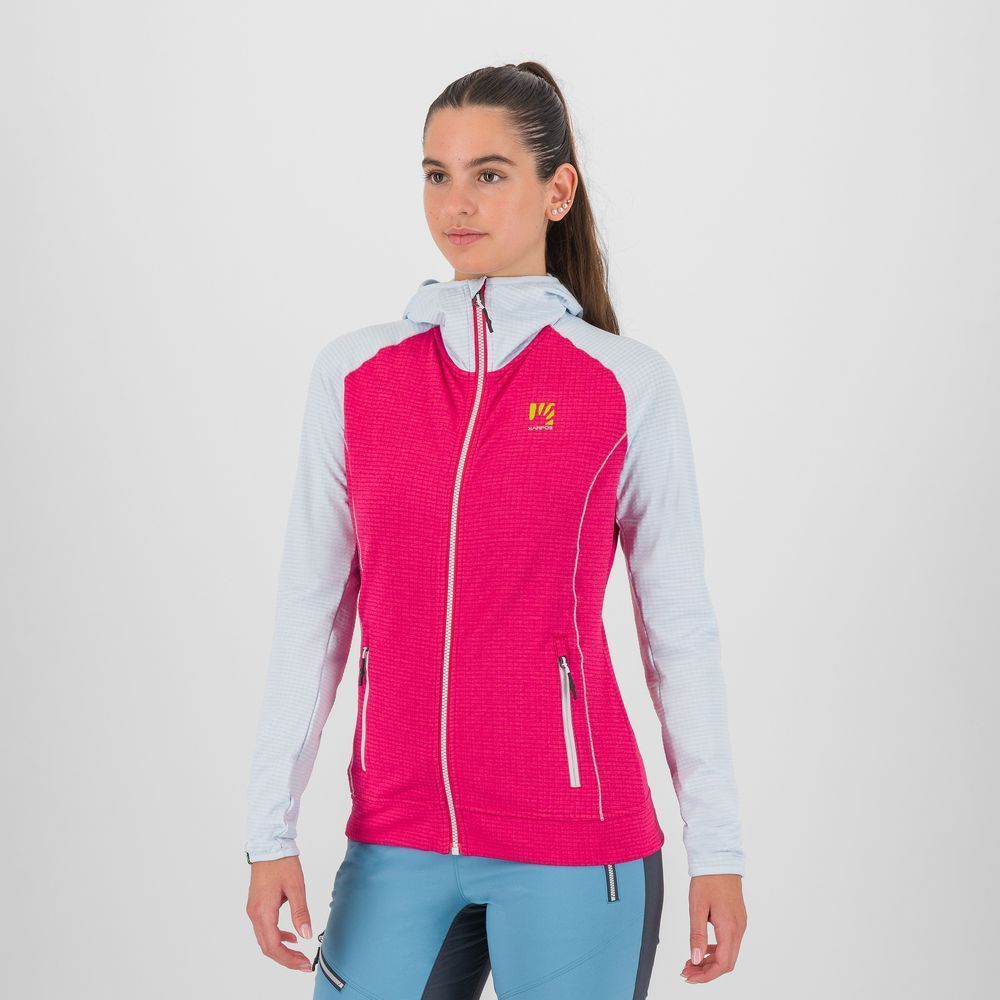 Karpos Ambrizzola Full-Zip Hoodie Damen Midlayer innuendo/skywriting  Produktbild 4