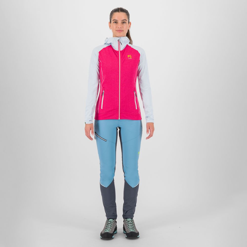 Karpos Ambrizzola Full-Zip Hoodie Damen Midlayer innuendo/skywriting  Produktbild 5