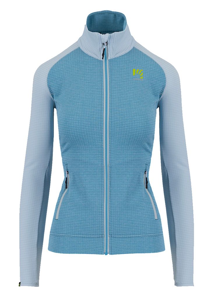 Karpos Ambrizzola Full Zip Damen Fleecejacke delphinium/skywriting Midlayer Produktbild 5