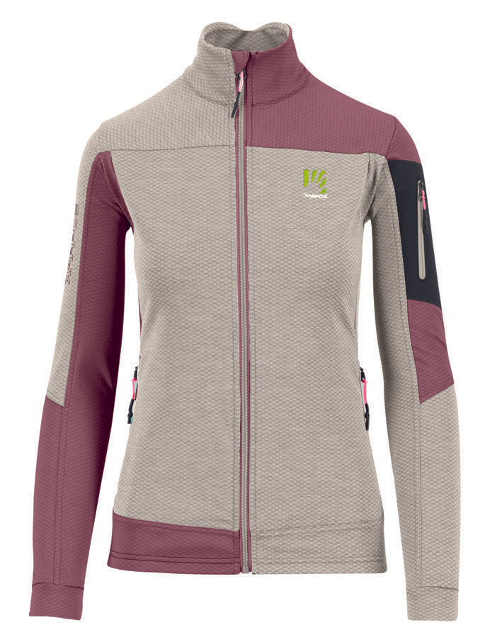 Karpos Cherz Damen Fleecejacke oat/deco rose Produktbild 0