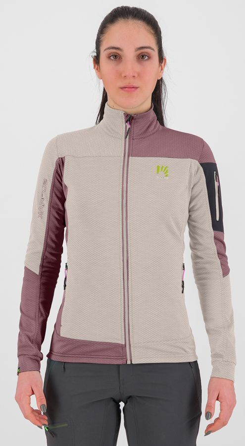 Karpos Cherz Damen Fleecejacke oat/deco rose Produktbild 2