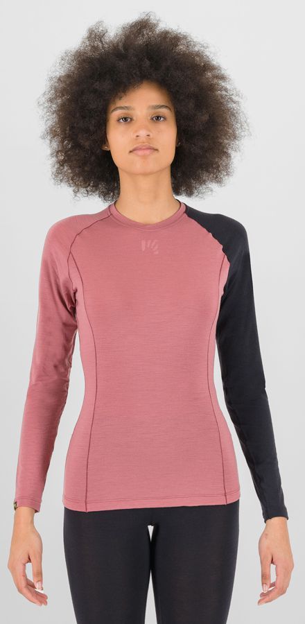 Karpos Dinamico Merino 130 Damen Jersey Longsleeve deco rose/black Produktbild 2