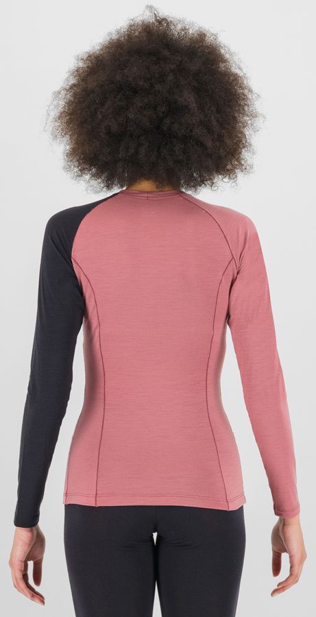 Karpos Dinamico Merino 130 Damen Jersey Longsleeve deco rose/black Produktbild 3